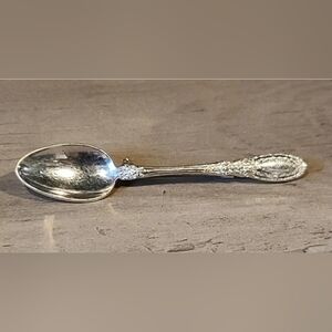 Vintage Small Silver Tone Spoon Pin Brooch